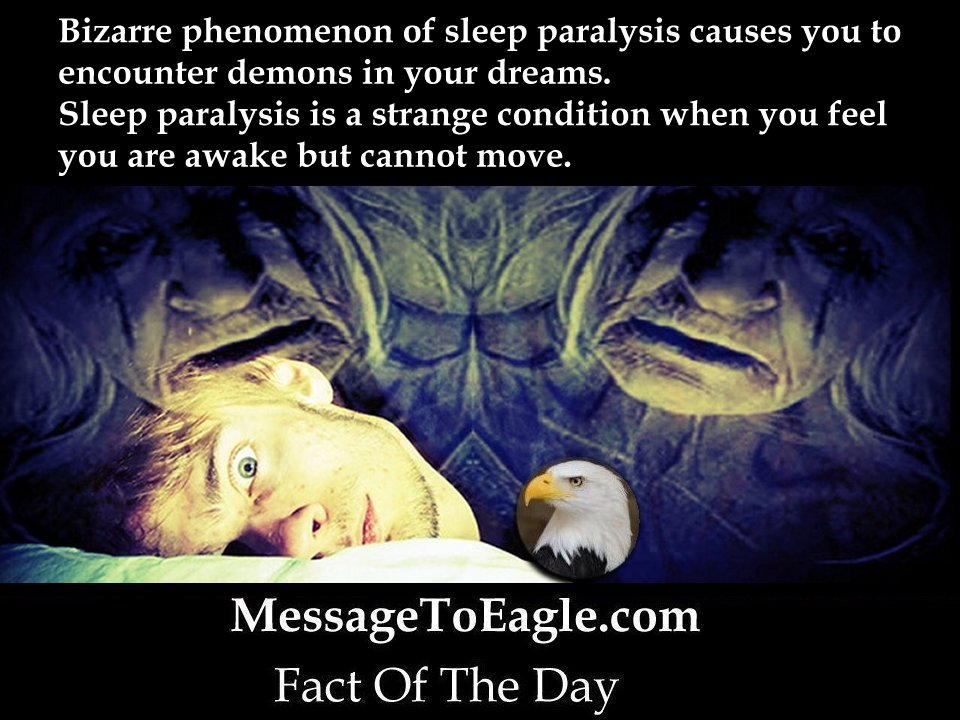 Bizarre Phenomenon Of Sleep Paralysis Causes You To Encounter Demons In