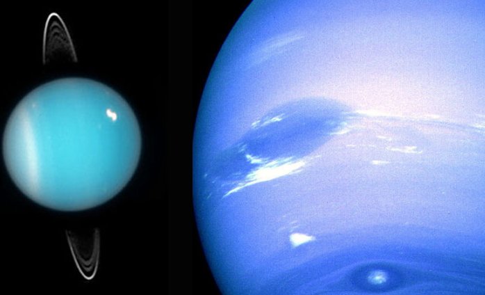 Uranus and Neptune