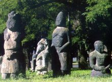 Polovstians statues