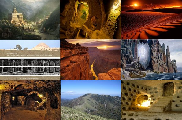 Mysterious ancient underground worlds