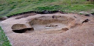 'It is a fair assumption to say, as this fact proves, that the burial mounds emerged much earlier than the Bronze Age, in Neolithic times.' Picture: KemSU