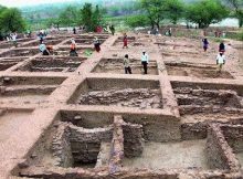 A 2,500-year-old planned city in Tarighat, Chhattisgarh, complete with water reservoirs, roads, seals and coins, buried 20ft below the ground.