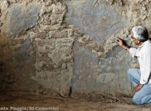 The Huaca de La Luna sanctuary, which pre-dates the Spanish conquest, is located a few kilometers (miles) outside the current city of Trujillo and is a site rich in ancient archaeological treasures.