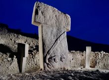 Archaeologically categorized as a site of the pre-pottery Neolithic A Period (c. 9600-7300 B.C.) Göbeklitepe is a series of mainly circular and oval-shaped structures set on the top of a hill.