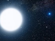 The researchers’ evaluation of ultraviolet spectra taken by the Hubble Space Telescope points to a new record of 250,000 degrees – a temperature which can only be reached by a star some five times more massive than our Sun. The white dwarf, RX J0439.8-6809, has already entered the cooling phase. It appears to have reached its maximum temperature of 400,000 degrees about a thousand years ago.