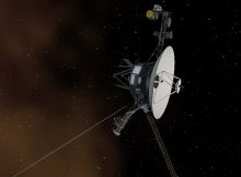 Artist's concept of the Voyager spacecraft in space. Credits: NASA