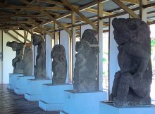 Basalt sculptures carved by the Chorotega people of Isla Zapatera between AD 800 & 1200.