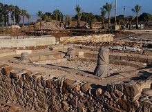 The ancient town of Magdala, in which the synagogue structure is located, had been in use during the Roman period.