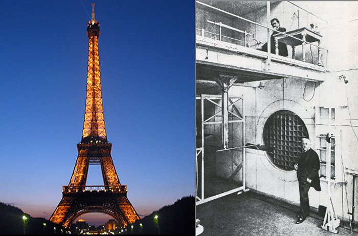 Eiffel Tower scientific laboratory