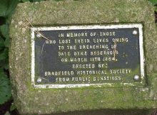 Local historians say the disaster was largely forgotten because its victims were northern and working-class. For years there was no memorial in central Sheffield with only a memorial stone near the dam. Photo via Mail Online