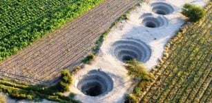 Ancient canals in Peru