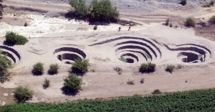 Ancient holes in Peru