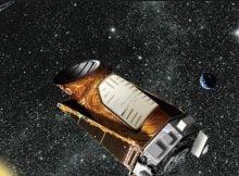 This artist's concept shows the Kepler spacecraft. Image credit: NASA/Ames/JPL-Caltech