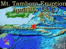 Tambora Eruption April 10, 1815