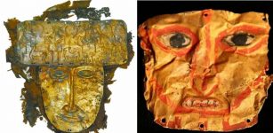 Gold mask discovered in Gurugyam cemetery