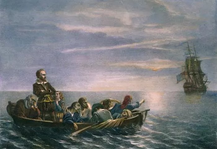 Crew Of Discovery Mutinies Against Captain Henry Hudson