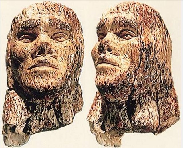 The Mammoth Ivory Male Head From Dolni Vestonice, Czech