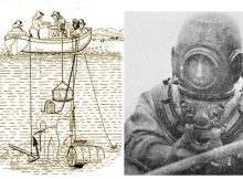 Leonard Norcross's diving suit