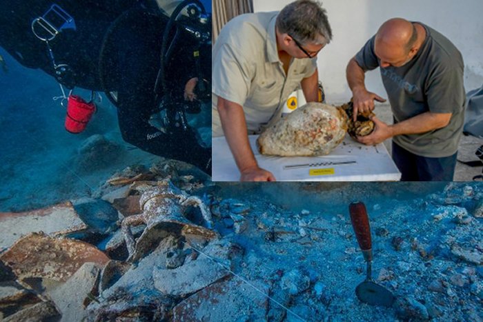 Ancient Metal Torpedo-Shaped Cylinder Discovered On 2,000-Year-Old Antikythera Shipwreck