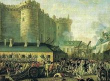 The Storming of the Bastille and the Arrestation of Governor de Launay.