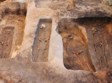 Viking graves in the town of Ribe