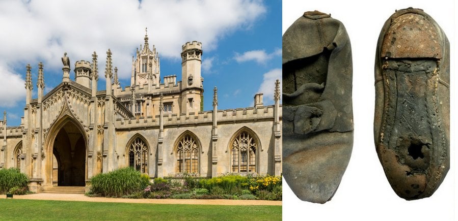 300-year-old shoe discovered in Cambridge