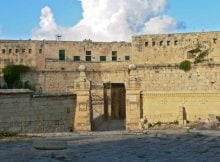 The entrance of Fort St. Elmo, Valletta, Malta, now housing the Police Academy. Image via Wikipedia