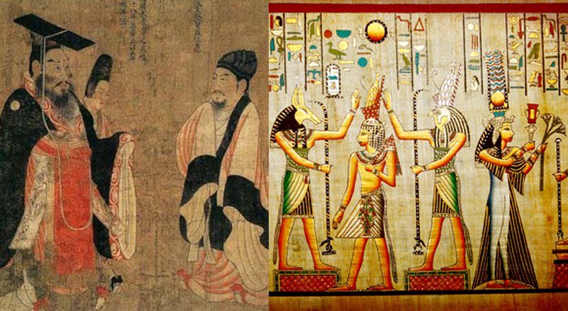 Ancient Chinese and ancient Egyptian civilizations