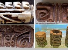 Clay stamps, Jama-Coaque Culture, Ecuador