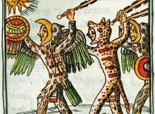 Eagle and Jaguar Warriors, Florentine Codex Book.