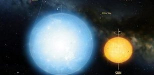 The star Kepler 11145123 is the roundest natural object ever measured in the universe. This star is significantly more round than the Sun. Photo by Mark A. Garlick/MPG