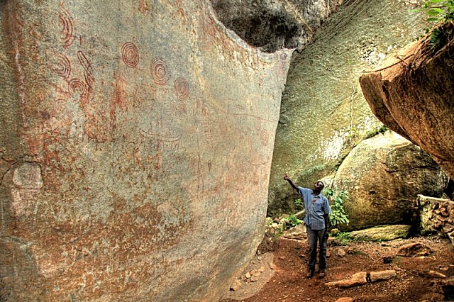 Uganda rock art