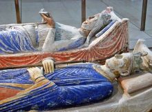 Tombs of Henry II, King of England (reigned 1154-89) and His wife Eleanor of Aquitaine.