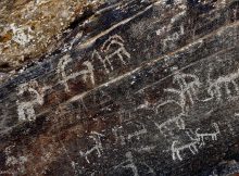 The country's hills and desert plains are covered with ancient rock art that could be among the oldest in the world. Image credit: AFP