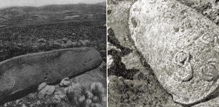 Vishaps stone formations Armenia