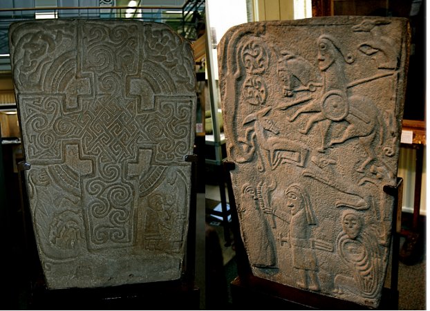 Inchbrayock Stone: Pictish Samson Stone Carved With Biblical Symbols And Scenes