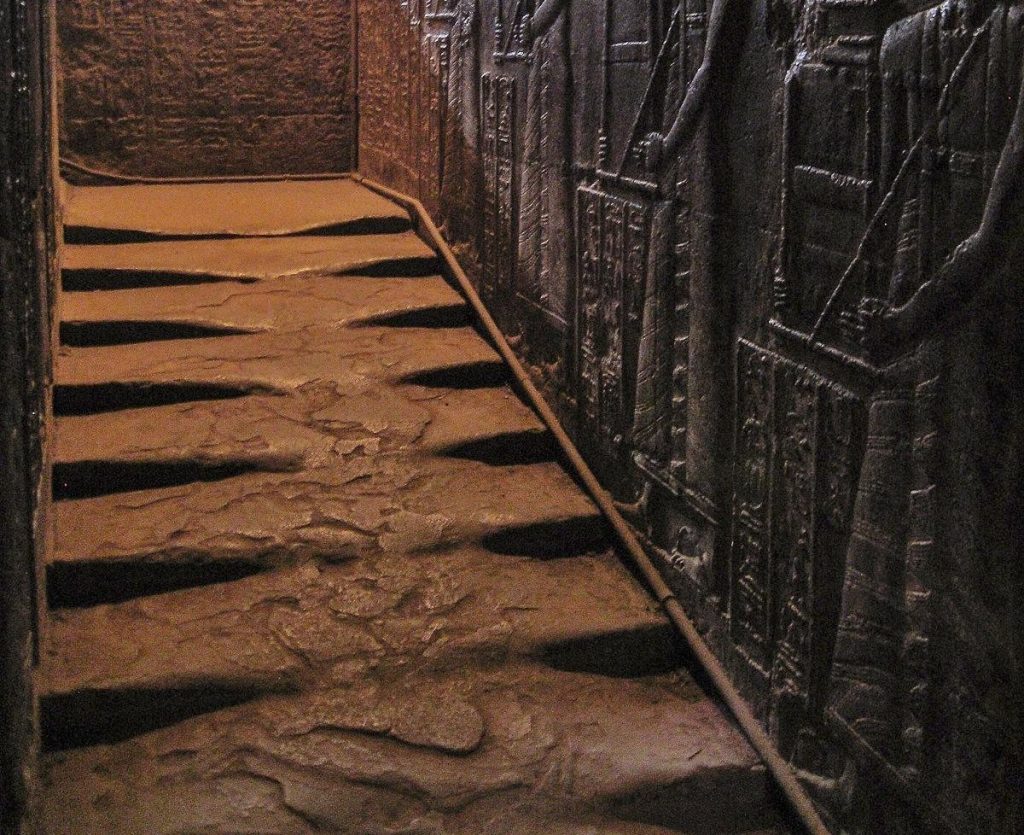 What Happened To The Staircase In The Temple Of The Goddess Hathor?