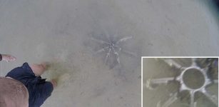What Is This Unknown Metallic Underwater Object Shaped Like A Starfish Discovered In Rhode Island – What Is It?