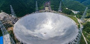 China's Five-hundred-meter Aperture Spherical Radio Telescope (FAST). Image credit: National Astronomical Observatories of China (NAOC