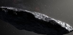 Oumuamua. Credit: ESO/M. Kornmesser