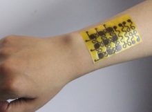 Section of "e-skin" Image credit: Jianliang Xiao / University of Colorado Boulder