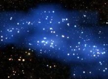 Galaxy supercluster Hyperion - the largest and most massive structure yet found at such a remote time and distance, merely 2 billion years after the Big Bang - has been discoverd in the early universe. Credit: ESO/Luis Calçada and Olga Cucciati