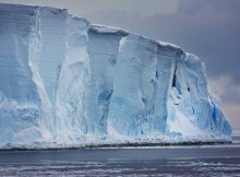 The Ross Ice Shelf in Antarctica