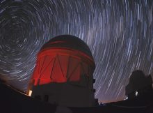 Blanco telescope and star trails (Reidar Hahn, Fermilab)