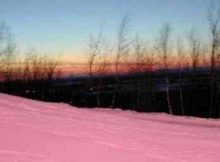 Pink snow surprised residents in Karaghanda, Kazakhstan,