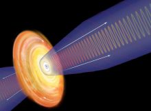 his nebulous disk gives astronomers new insights into the workings of accretion : the siphoning of material onto the surface of a black hole.