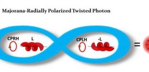 Majorana-radially polarized twisted photon. Credit: Robert R. Alfano & Yury Budansky