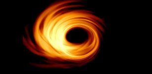 A simulated view of a black hole Hotaka Shiokawa