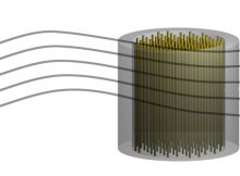 The researchers propose a new instrument for searching dark matter axions using tunable plasmas. Illustration: Alexander Millar/Stockholm University