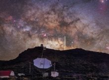 The team’s analysis paves the way for better measurements in the future using telescopes from the Cherenkov Telescope Array. Image Credit: Photo courtesy of Daniel López/IAC